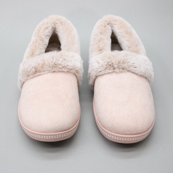 Skechers Ladies 8 Cozy Campfire Memory Foam Faux-Suede/Fur Comfort Slippers - Picture 5 of 12